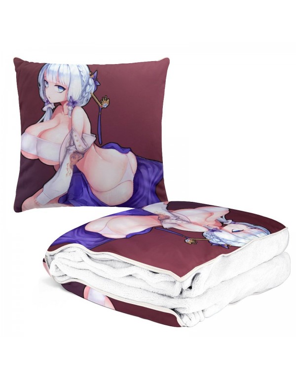 Klopfen Anime Kissen Decke 2 In 1 Azur Lane Illust...