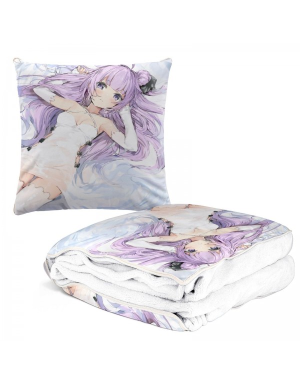 Großhandel Anime Kissen Decke 2 In 1 Azur Lane Unicorn 38x38cm(150x180cm)