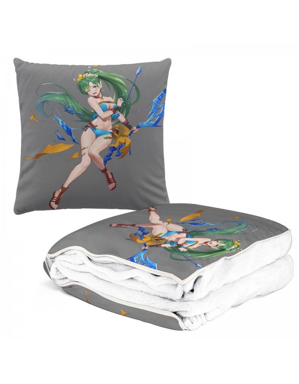 Online Anime Kissen Decke 2 In 1 Nintendo Fire Emblem Lyndis 38x38cm(150x180cm)