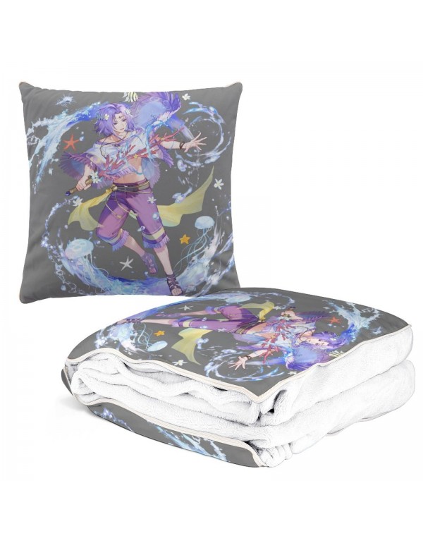 Speziell Anime Kissen Decke 2 In 1 Nintendo Fire Emblem Lyon 38x38cm(150x180cm)