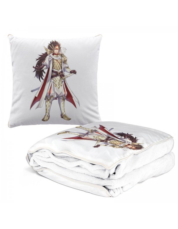 Billig Anime Kissen Decke 2 In 1 Nintendo Fire Emblem Ryoma 38x38cm(150x180cm)