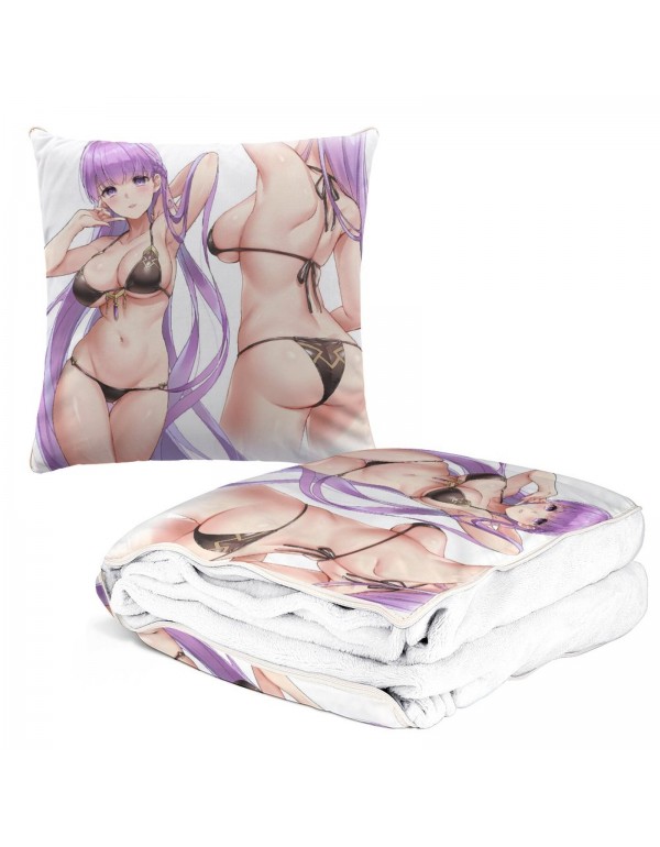 Billig Anime Kissen Decke 2 In 1 Nintendo Fire Emblem Sophia 38x38cm(150x180cm)