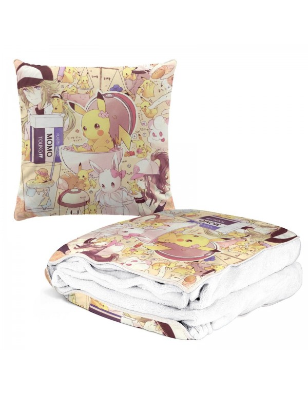 Online Kissen Decke 2 In 1 Reisen Anime Pokemon Touko