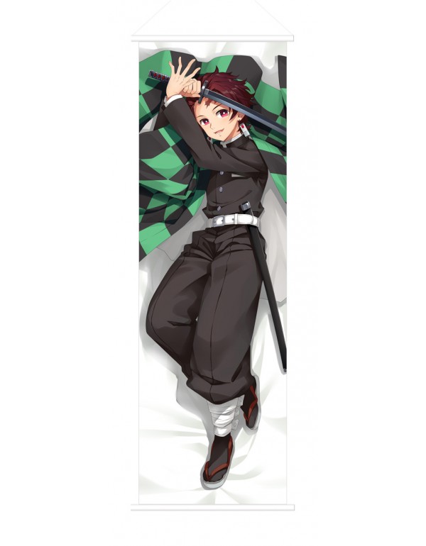 Kimetsu no Yaiba Kamado Tanjirou Japanese Anime Painting Home Decor Wall Scroll Posters