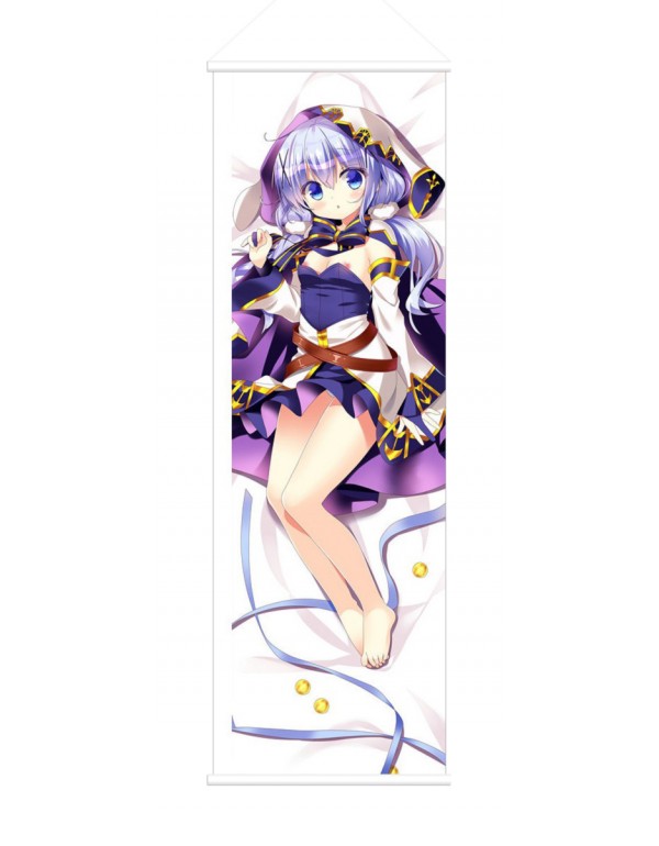 Chino Kafu Is the Order a Rabbit Anime Wall Poster Banner Japanese Art