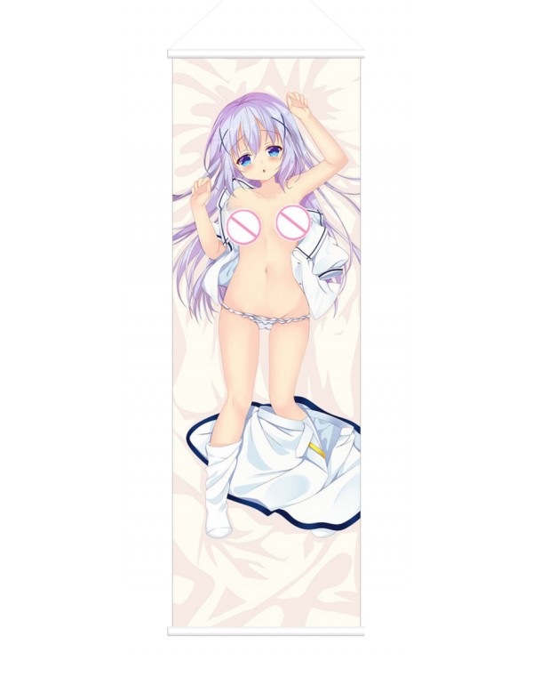 Chino Kafuu Is the Order Rabbit Anime Wall Poster Banner Japanese Art