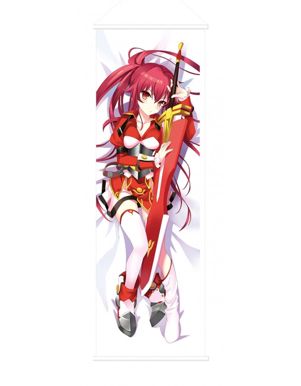 Elsword Grand Master Scroll Painting Wall Picture Anime Wall Scroll Hanging Deco