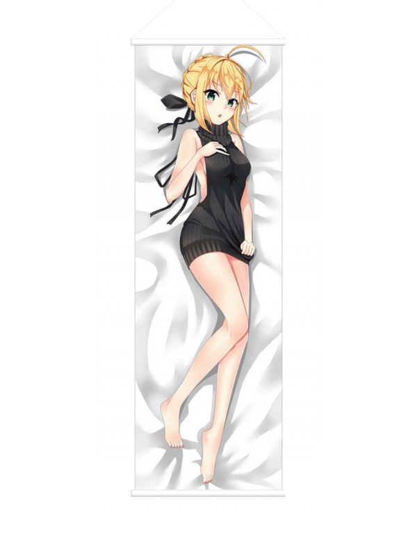 Fate Saber Anime Wall Poster Banner Japanese Art