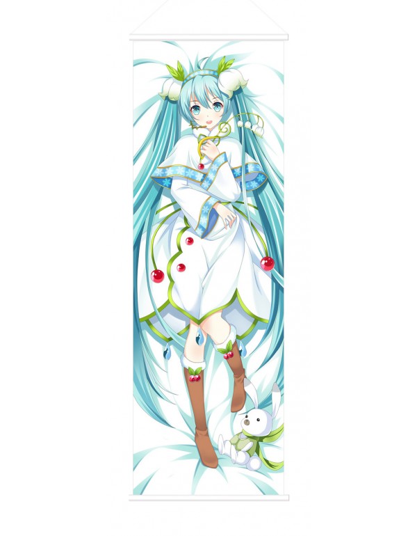 Hatsune Miku Scroll Painting Wall Picture Anime Wa...