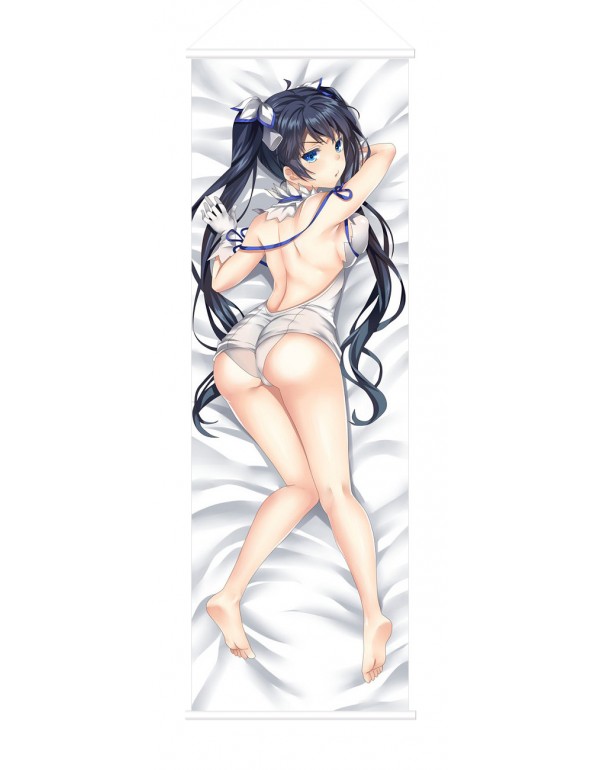 Hestia DanMachi Scroll Painting Wall Picture Anime Wall Scroll Hanging Deco