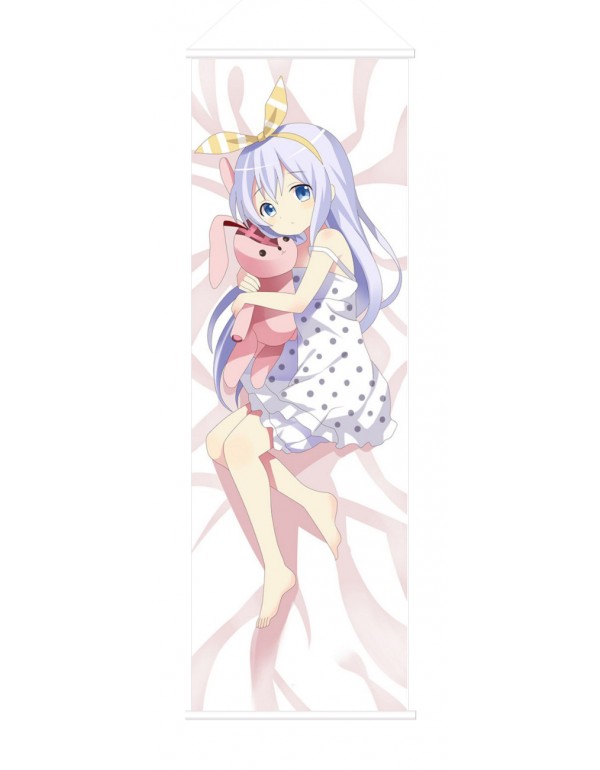 Is The Order Rabbit Gochuumon wa Usagi desu ka Scroll Painting Wall Picture Anime Wall Scroll Hanging Deco