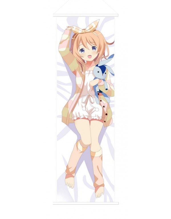 Is The Order Rabbit Gochuumon wa Usagi desu ka Japanese Anime Painting Home Decor Wall Scroll Posters