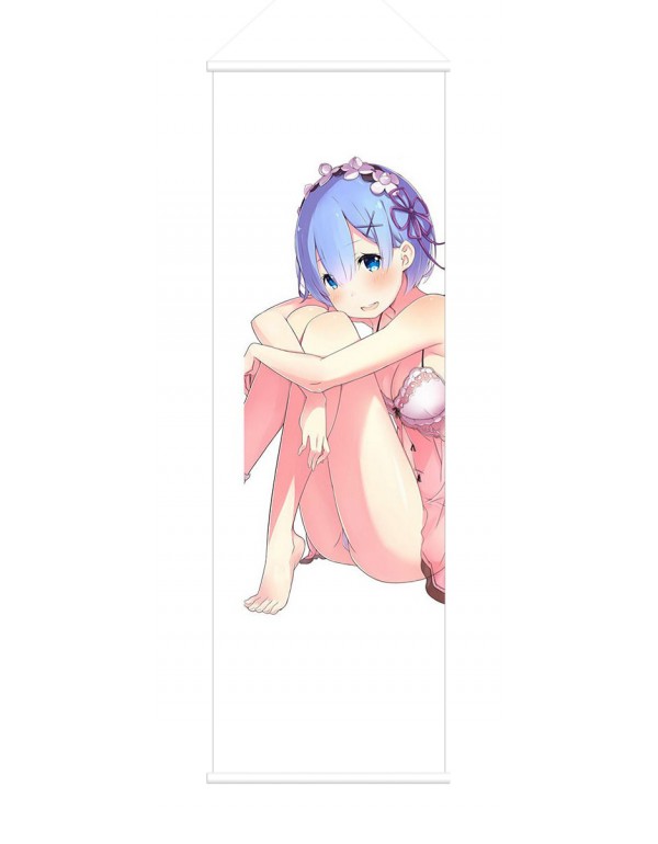 Rem Re Zero Anime Wall Poster Banner Japanese Art