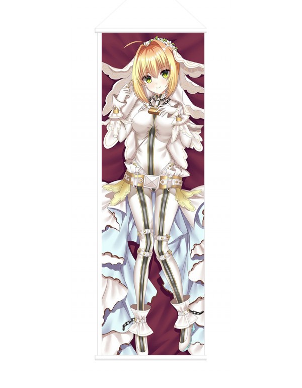 Saber Fate Anime Wall Poster Banner Japanese Art