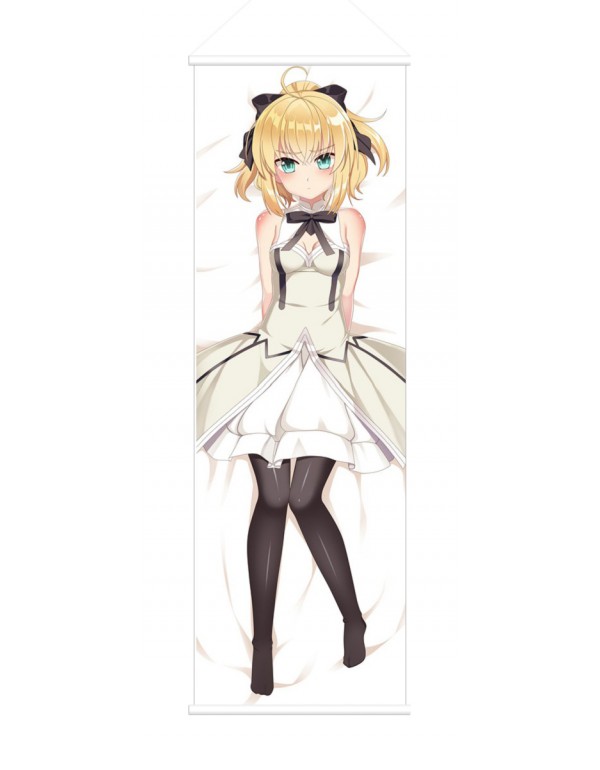 Saber Fate Anime Wall Poster Banner Japanese Art