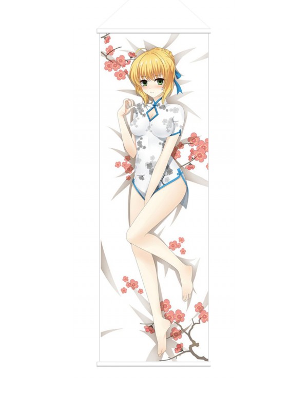 Saber Fate Stay Night Anime Wall Poster Banner Japanese Art