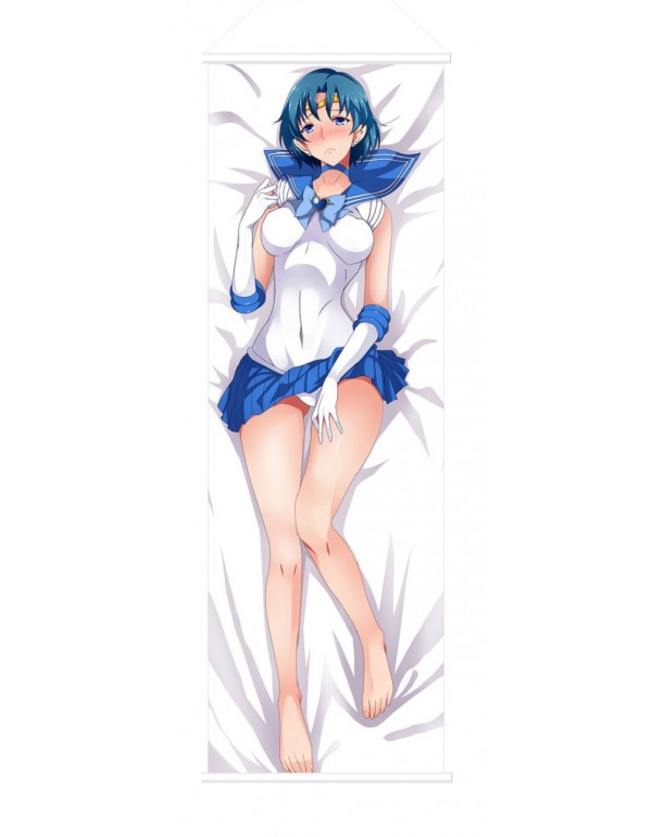 Sailor Mercury Ami Mizuno -Sailor Moon Anime Wall Poster Banner Japanese Art