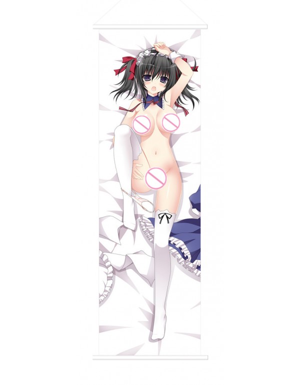 Sexy Maid Lady Japanese Anime Painting Home Decor Wall Scroll Posters