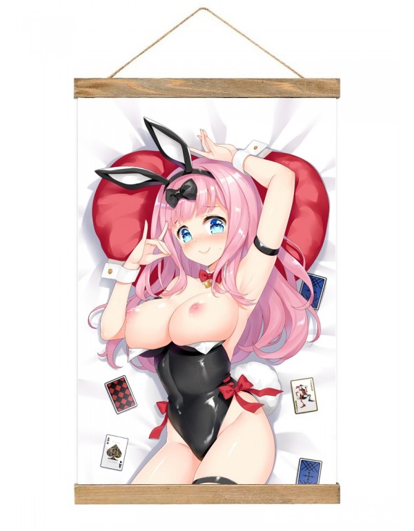 Schnäpche Japanese Wall Banner Kaguya Sama Love Is War Chika Fujiwara Anime Wall Scroll Posters 40x60cm(23.6x15.7in)