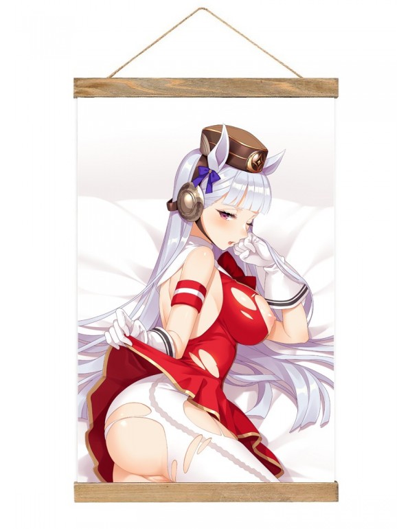 Rabatt Japanese Wall Banner umamusume Pretty Derby Gold Ship Anime Wall Scroll Posters 40x60cm(23.6x15.7in)