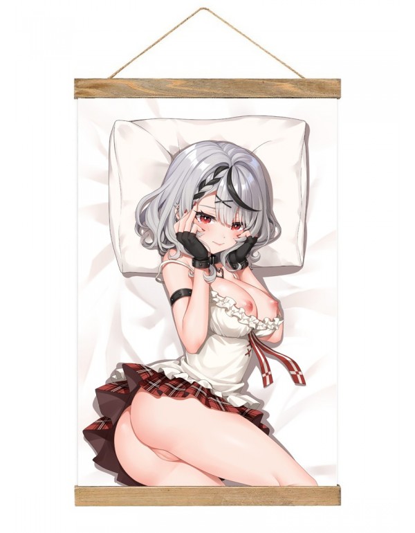 Personalisiert Japanese Wall Banner Virtual Youtuber Sakamata Chloe Anime Wall Scroll Posters 40x60cm(23.6x15.7in)