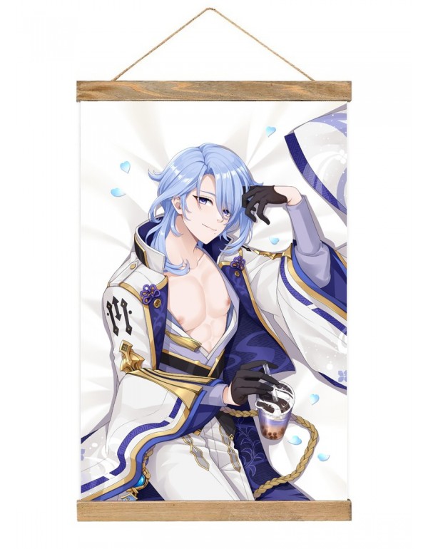 Klopfen Japanese Wall Banner Kamisato Ayato Genshi...