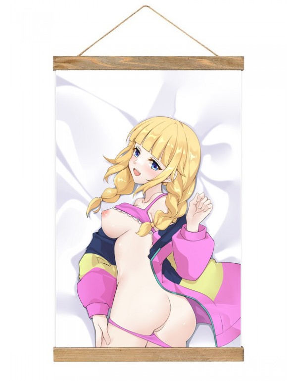 Brauch Japanese Wall Banner Ya Boy Kongming Tsukimi Eiko Anime Wall Scroll Posters 40x60cm(23.6x15.7in)