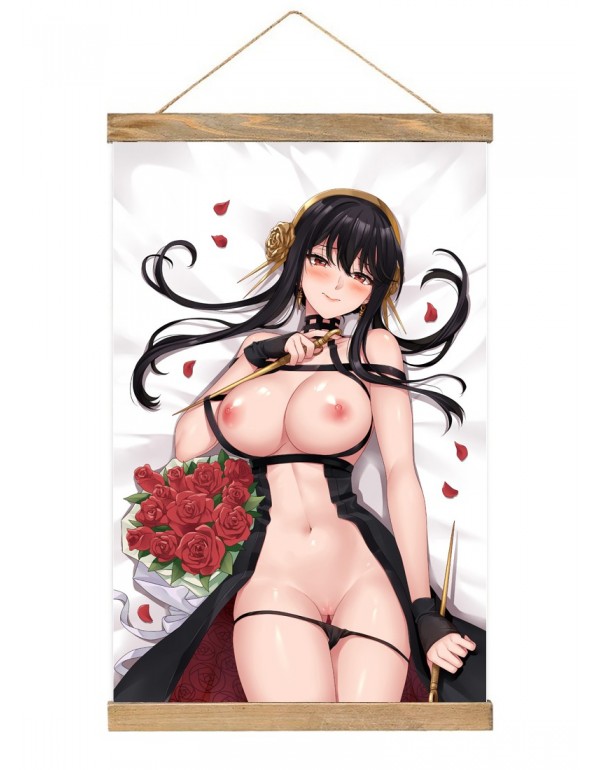 Spielraum Japanese Wall Banner Spy X Family Thorn Princess Yor Forger Anime Wall Scroll Posters 40x60cm(23.6x15.7in)