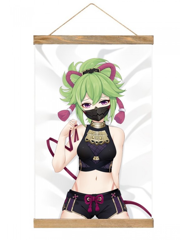 Rabatt Japanese Wall Banner Genshin Impact Kuki Sh...