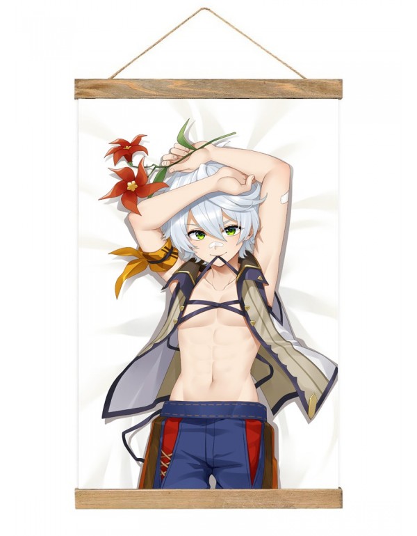 Besorgen Japanese Wall Banner Genshin Impact Benne...