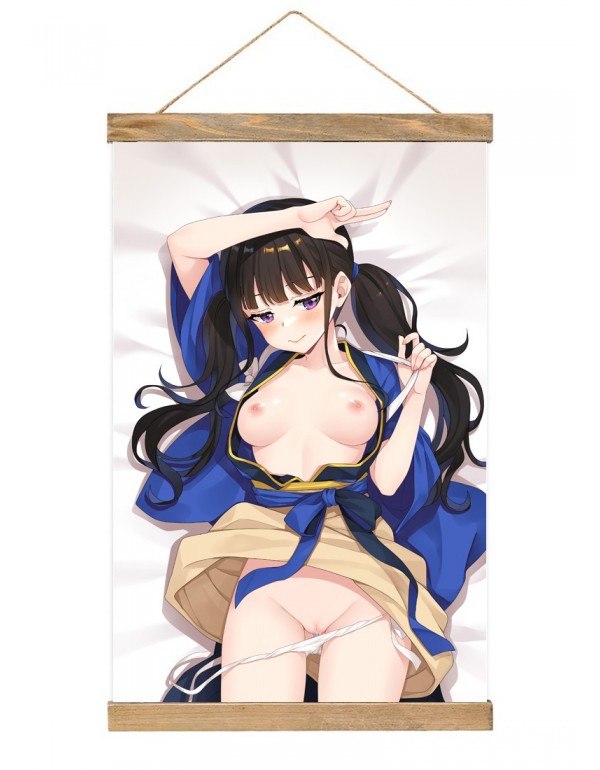 Klopfen Japanese Wall Banner Lycoris Recoil Inoue Takina Anime Wall Scroll Posters 40x60cm(23.6x15.7in)