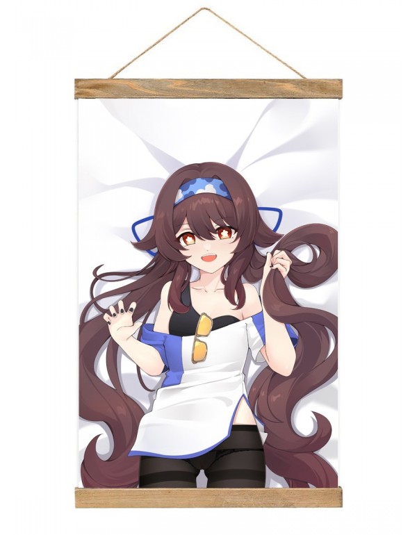 Kaufen Japanese Wall Banner Genshin Impact Hutao Anime Wall Scroll Posters 40x60cm(23.6x15.7in)