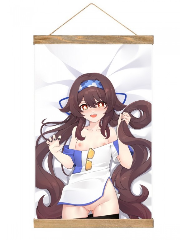 Online Japanese Wall Banner Genshin Impact Hutao Anime Wall Scroll Posters 40x60cm(23.6x15.7in)