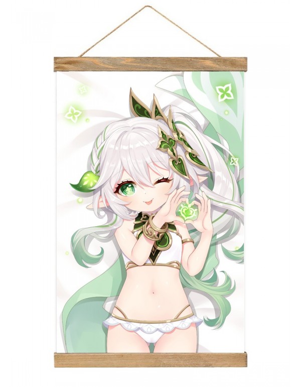 Mode Japanese Wall Banner Genshin Impact Nahida Anime Wall Scroll Posters 40x60cm(23.6x15.7in)