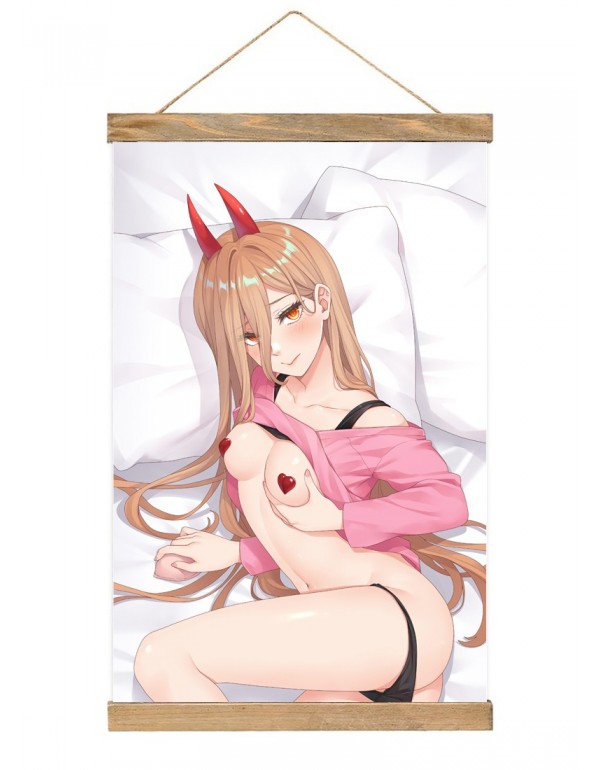 Großhandel Japanese Wall Banner Chainsaw Man Power Anime Dakimakura Anime Wall Scroll Posters 40x60cm(23.6x15.7in)