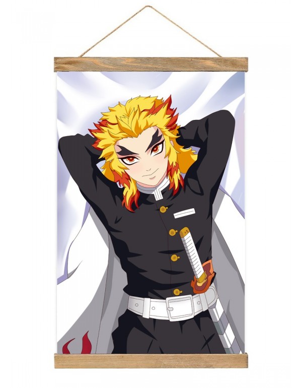 Kaufen Japanese Wall Banner Demon Slayer Kimetsu No Yaiba Rengoku Kyoujurou Anime Wall Scroll Posters 40x60cm(23.6x15.7in)