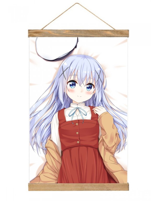 Am coolsten Japanese Wall Banner Is The Order A Rabbit Chino Kafu Anime Wall Scroll Posters 40x60cm(23.6x15.7in)