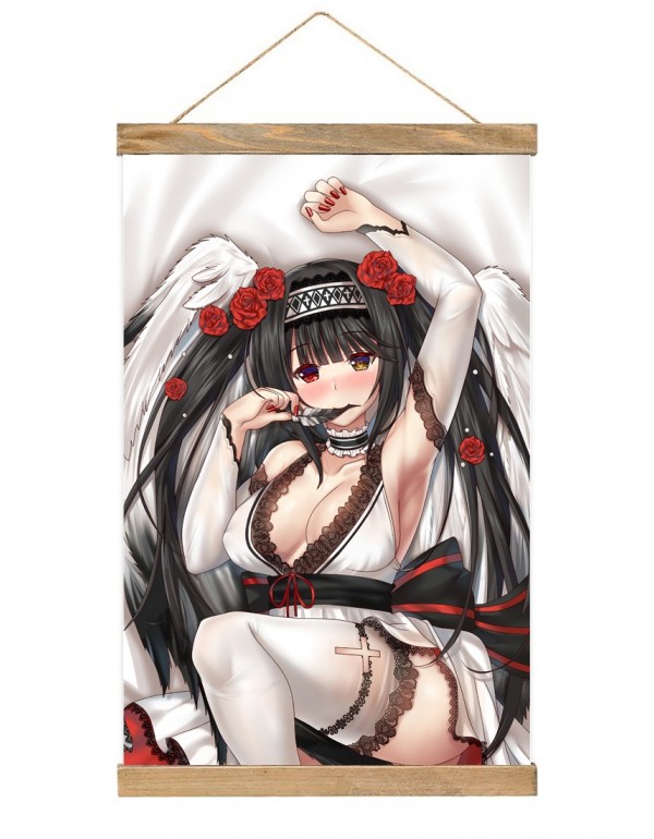 Dauerhaft Japanese Wall Banner Date A Live Tokisaki Kurumi Anime Wall Scroll Posters 40x60cm(23.6x15.7in)