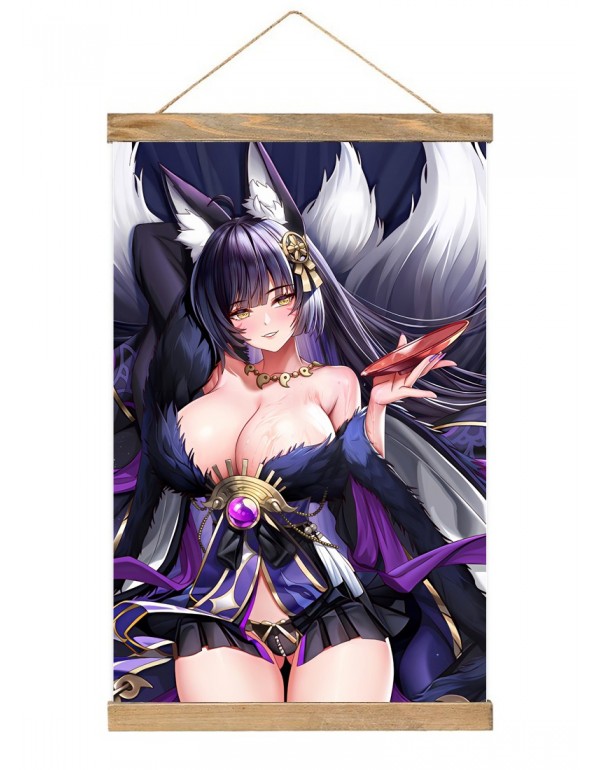 Besorgen Japanese Wall Banner Azur Lane Ijn Musashi Anime Wall Scroll Posters 40x60cm(23.6x15.7in)