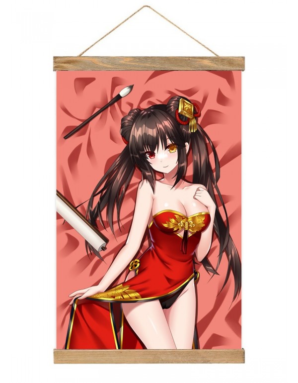 Willkommen Japanese Wall Banner Date A Live Tokisaki Kurumi Anime Wall Scroll Posters 40x60cm(23.6x15.7in)