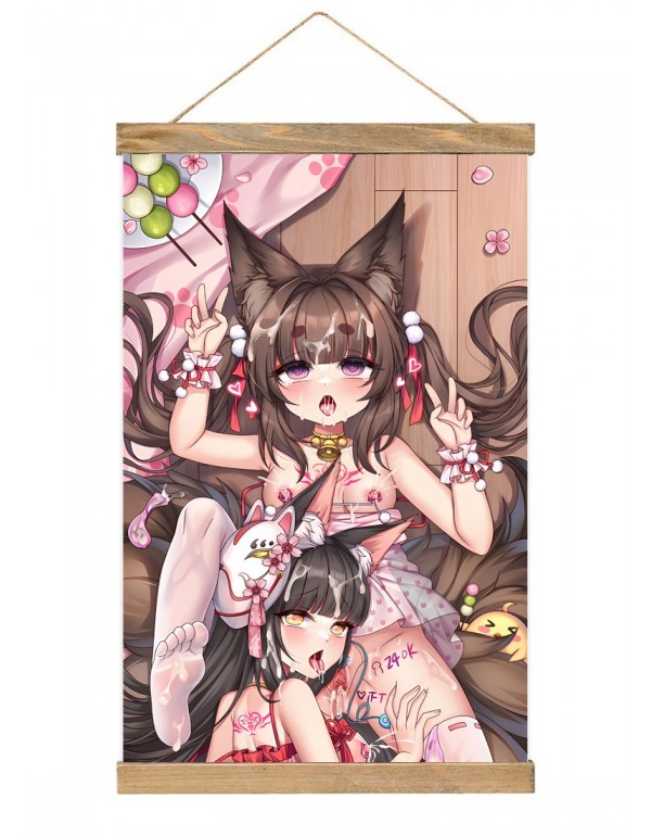 Billig Japanese Wall Banner Azur Lane Nagato Anime...