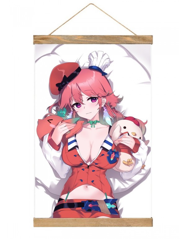 Online Japanese Wall Banner Hololive Virtual Youtuber Hakui Koyori Anime Wall Scroll Posters 40x60cm(23.6x15.7in)