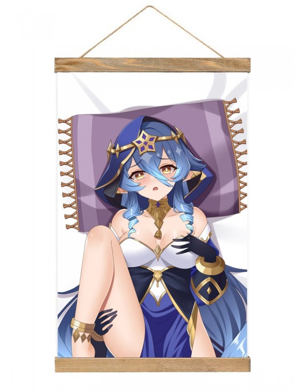 Schlussverkauf Japanese Wall Banner Genshin Impact Layla Anime Wall Scroll Posters 40x60cm(23.6x15.7in)