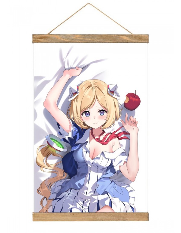 Sexy Japanese Wall Banner Virtual Youtuber Aki Rosenthal Anime Wall Scroll Posters 40x60cm(23.6x15.7in)