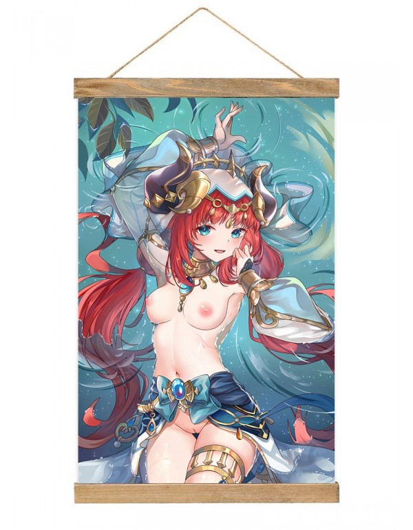 Schlussverkauf Japanese Wall Banner Genshin Impact Nilou Anime Wall Scroll Posters 40x60cm(23.6x15.7in)