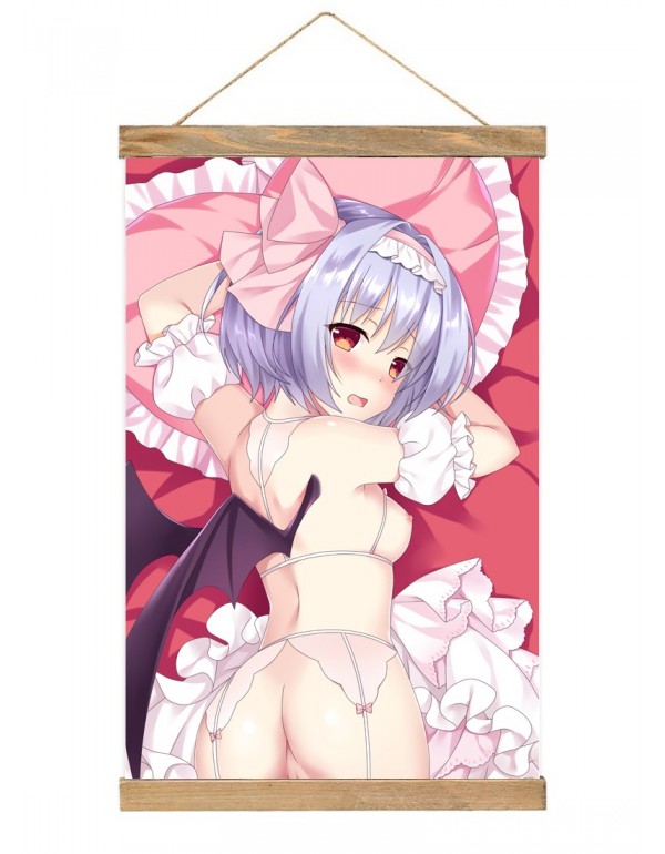 Rabatt Japanese Wall Banner Touhou Project Remilia Scarlet Anime Wall Scroll Posters 40x60cm(23.6x15.7in)