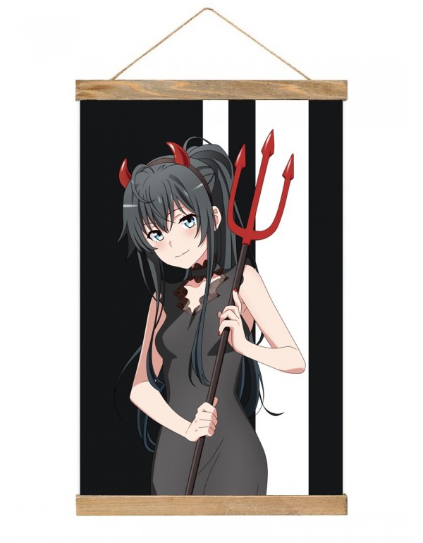 Schlussverkauf Japanese Wall Banner My Youth Romantic Comedy Is Wrong As I Expected Yukinoshita Haruno Anime Wall Scroll Posters 40x60cm(23.6x15.7in)