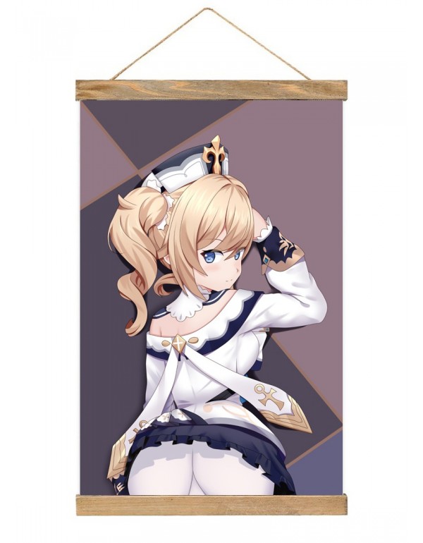 Mode Japanese Wall Banner Genshin Impact Barbara A...