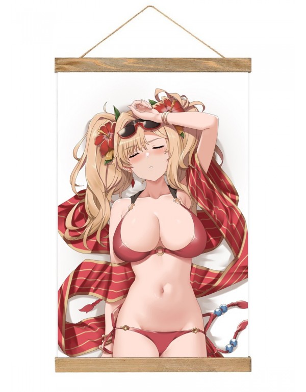 2023 Japanese Wall Banner Granblue Fantasy Zeta Anime Wall Scroll Posters 40x60cm(23.6x15.7in)