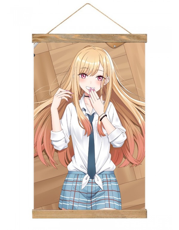 Klopfen Japanese Wall Banner My Dress Up Darling Kitagawa Marin  Anime Wall Scroll Posters 40x60cm(23.6x15.7in)